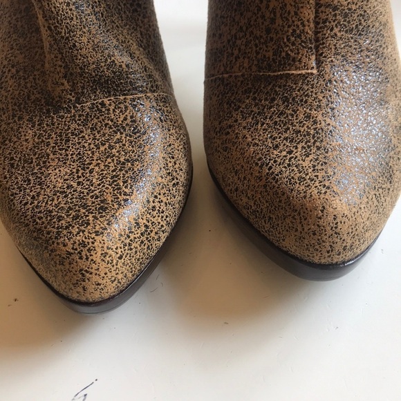 Michael Kors distressed leather booties 8 1/2. - Picture 2 of 7